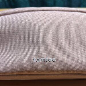 Tomtoc pink organizer travel case